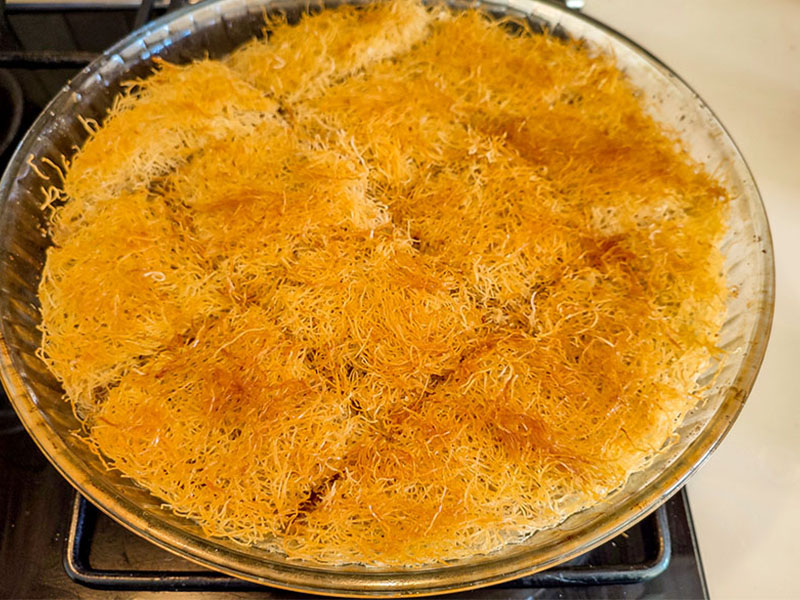 Kadayıfı Hava Almayan Kapta Saklayın