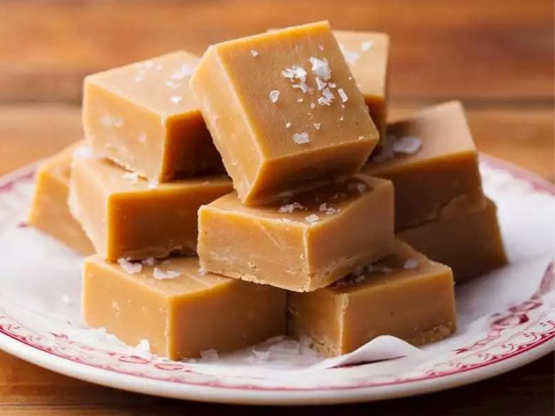 tuzlu karamelli fudge