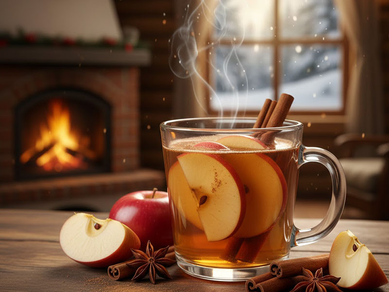 Elma Tarçınlı Sıcak İçecek