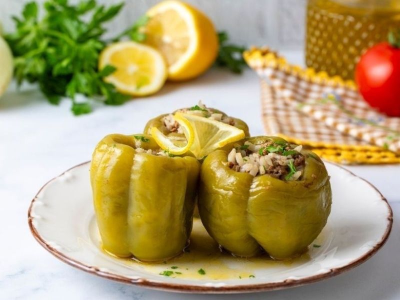 Zeytinyağlı Biber Dolması Tarifi