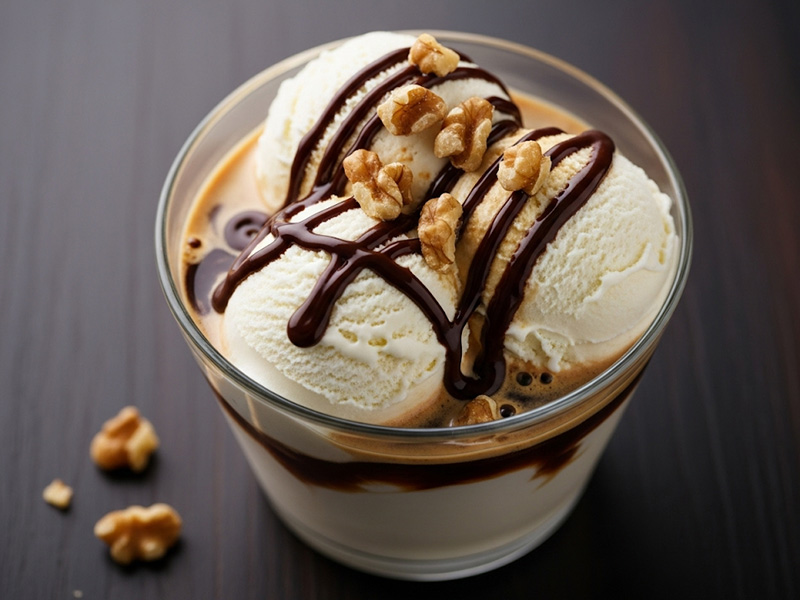 Kahveli Dondurma Kup (Affogato Tarzı)