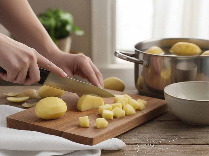 Patatesleri Doğrama