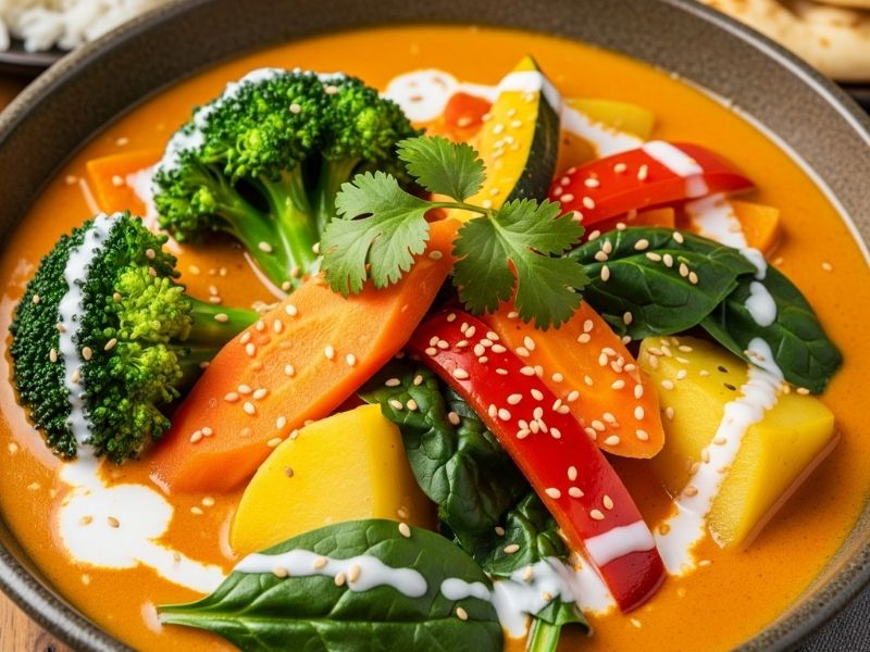 Sebze Yemeklerinde Köri Kullanımı