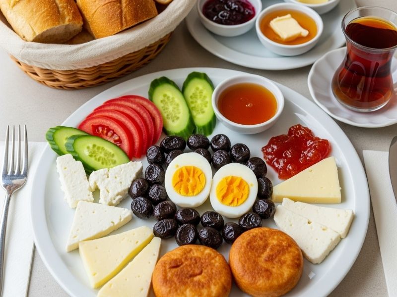 7. Gün: Pazar Kahvaltısı Tabağı