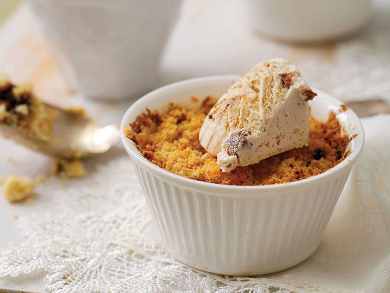 elmalı ayvalı crumble