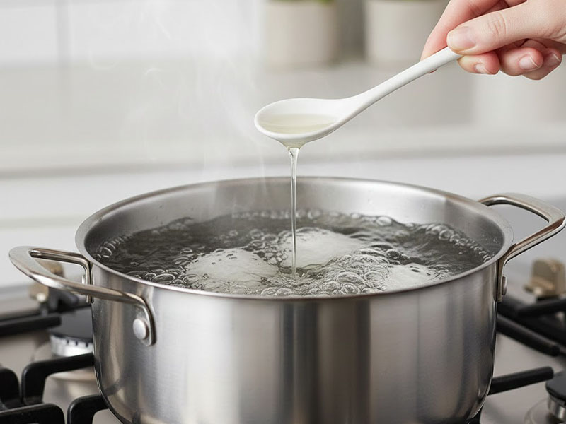 Haşlama Suyuna Sirke Eklemek