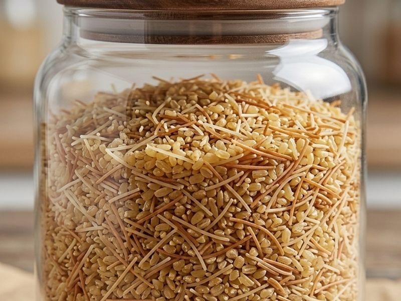 kavrulmuş şehriyeli bulgur