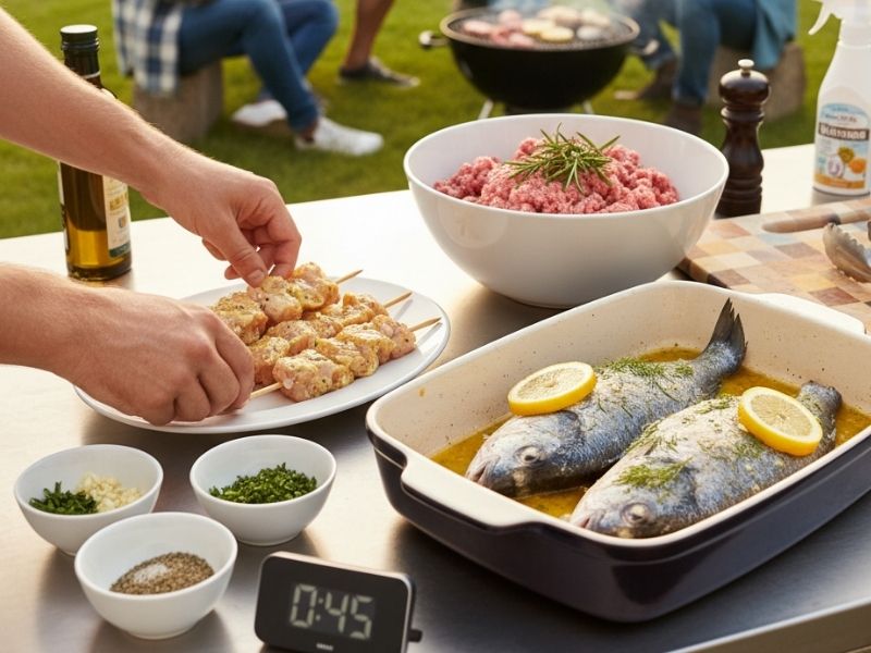 Malzemelerin Hazırlığı ve Marine Edilmesi