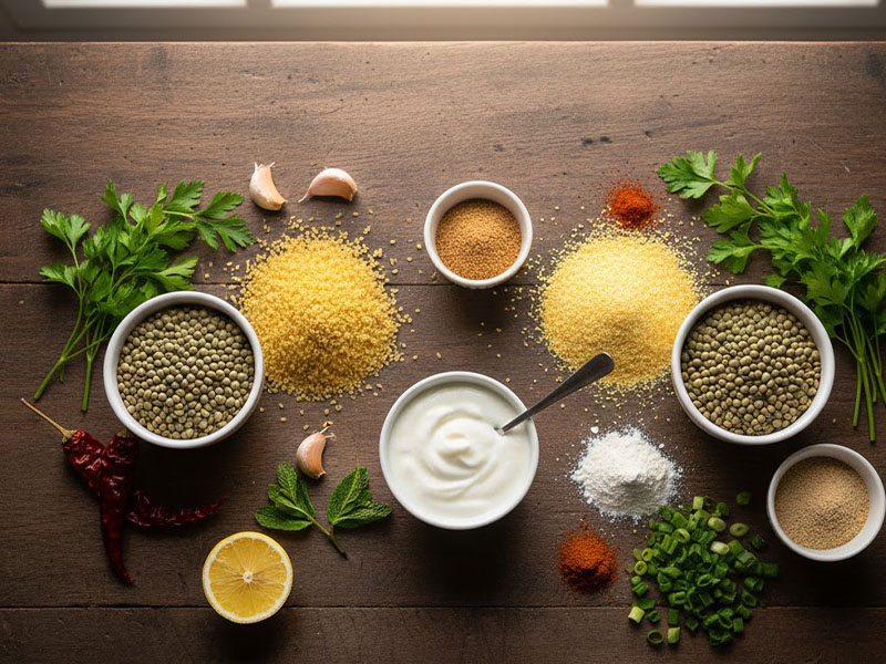 yeşil mercimek köftesi