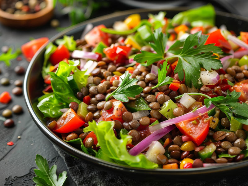 mercimekli salata