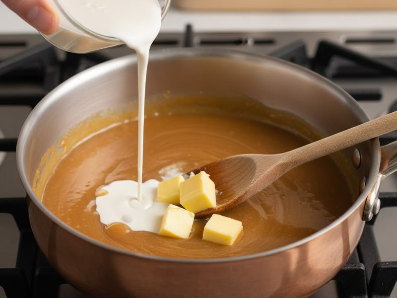 Krema veya Tereyağı Ekleyerek Dengeleme