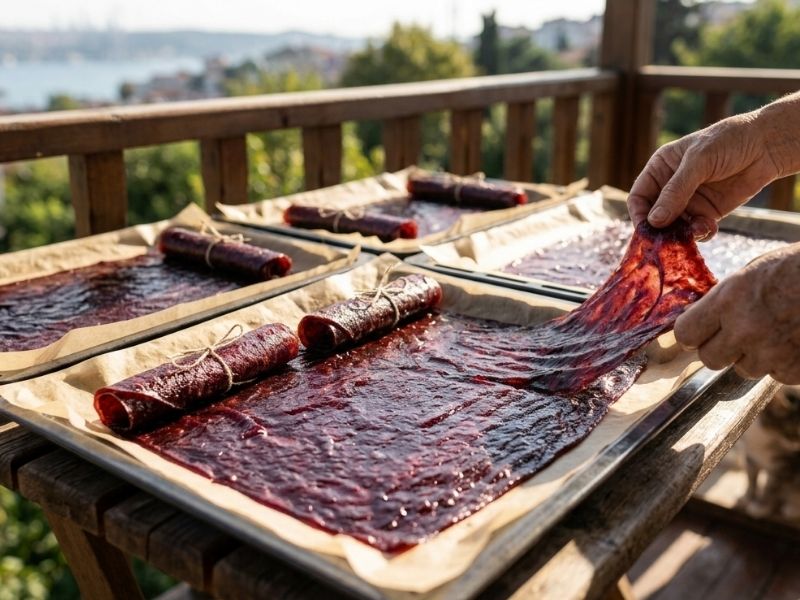 Erik Püresini Yağlı Kağıda Yayın 