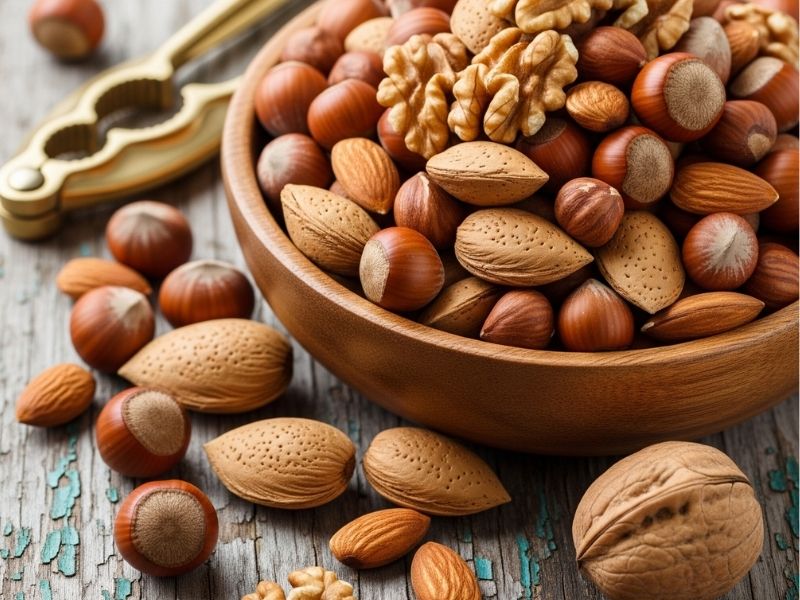 Fındık, Badem veya Ceviz ile Sunum