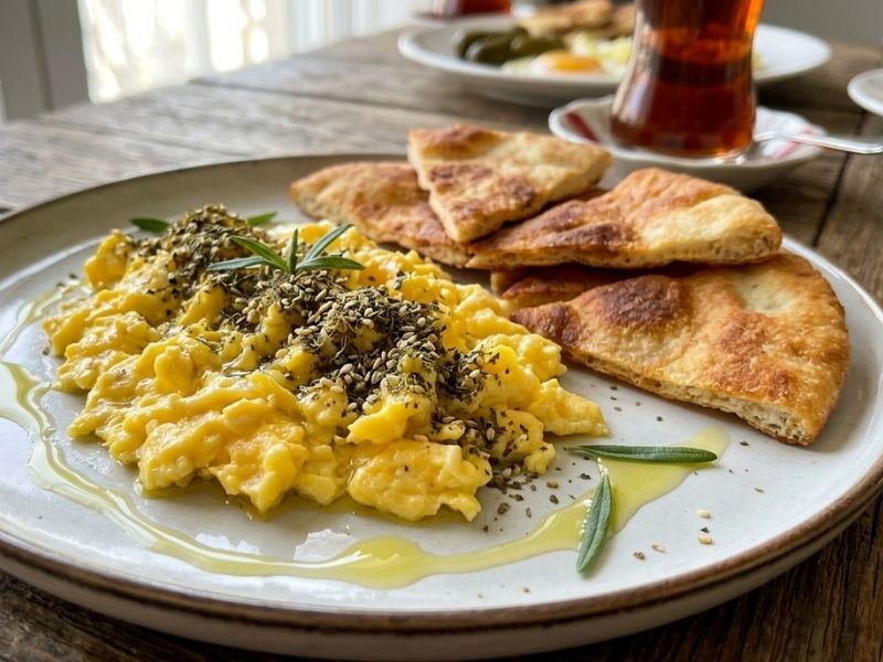 Zeytinyağı Ve Pita Ekmeği İle Gurme Eşleşme