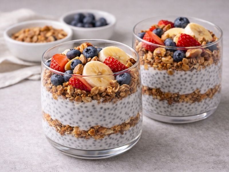 Hem Sağlıklı Hem Lezzetli: Chialı Kefirli Fit Kup