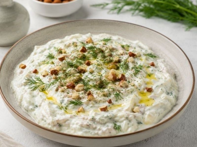 Serinletici Ve Geleneksel Bir Dokunuş: Kuru Naneli Cacık