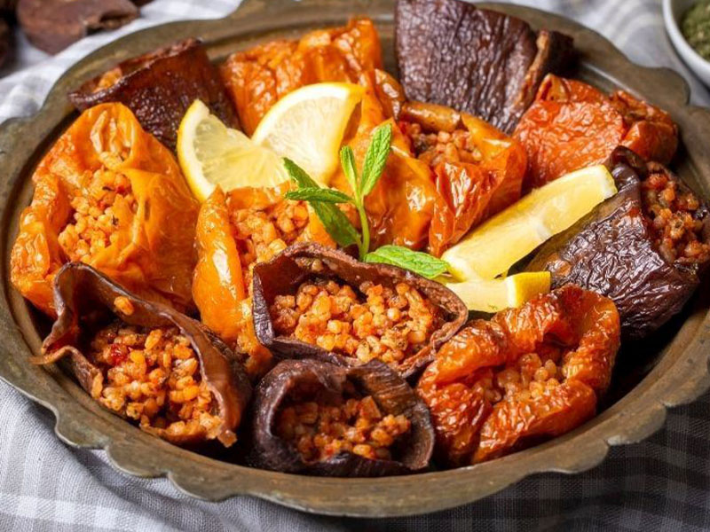 kuru patlıcan dolması