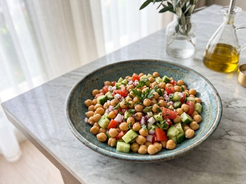 Nohutlu Salata