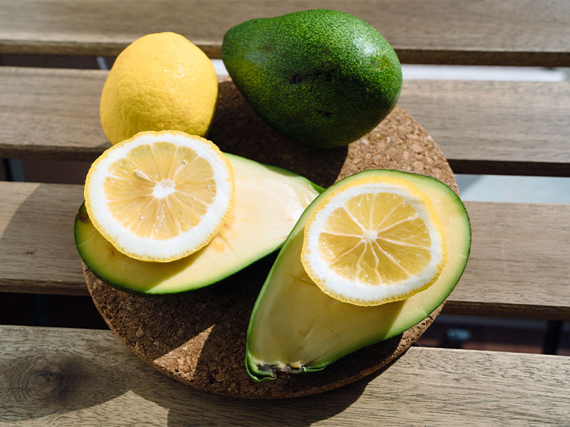 avokado ve limon