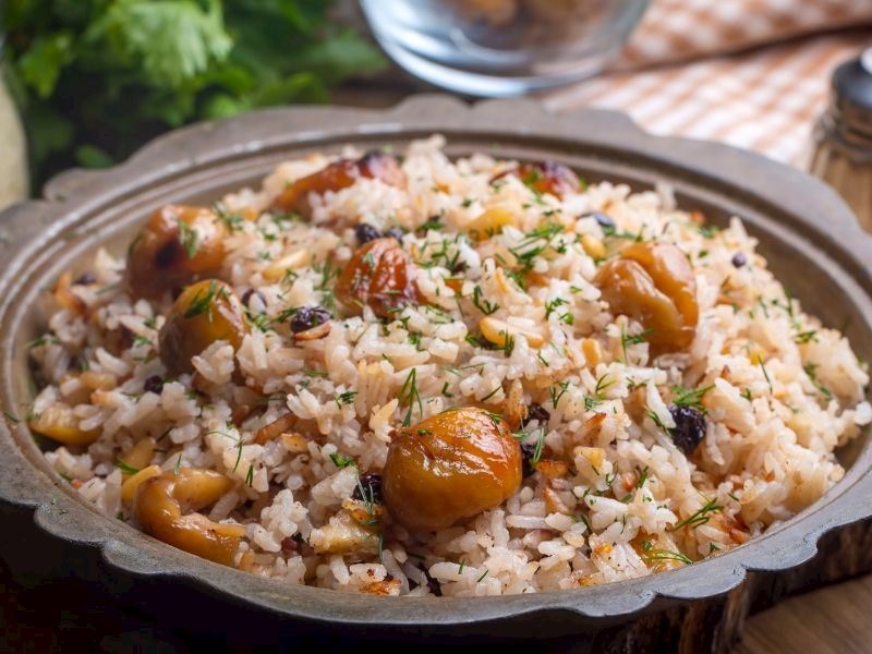 Kestaneli Pirinç Pilavı Tarifi