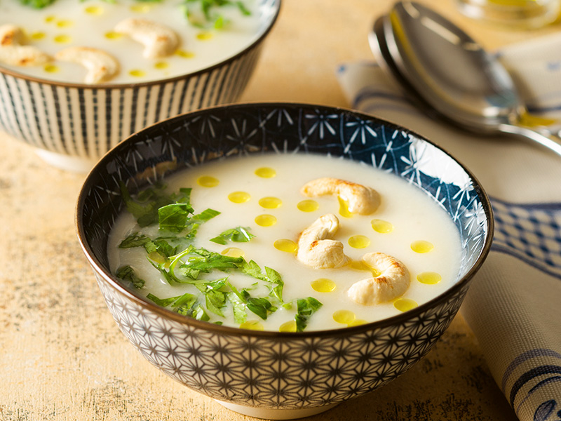 Kaju Fıstıklı Karnabahar Çorbası