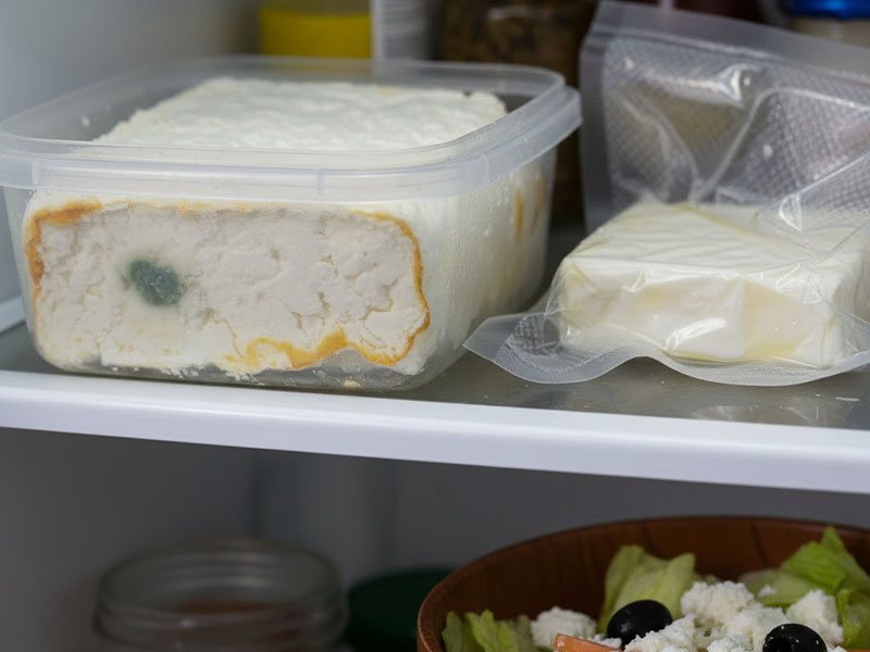 Açılan feta peynirinin kısa ömrü