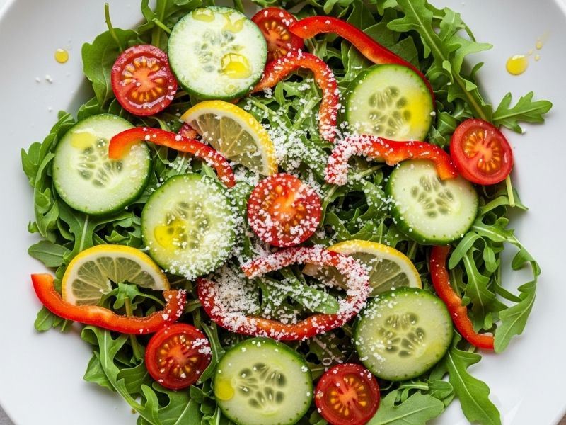 Zeytinyağlı Roka Salatası