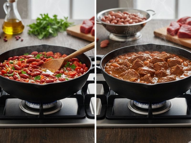 Yemeğin türüne göre farklılıklar