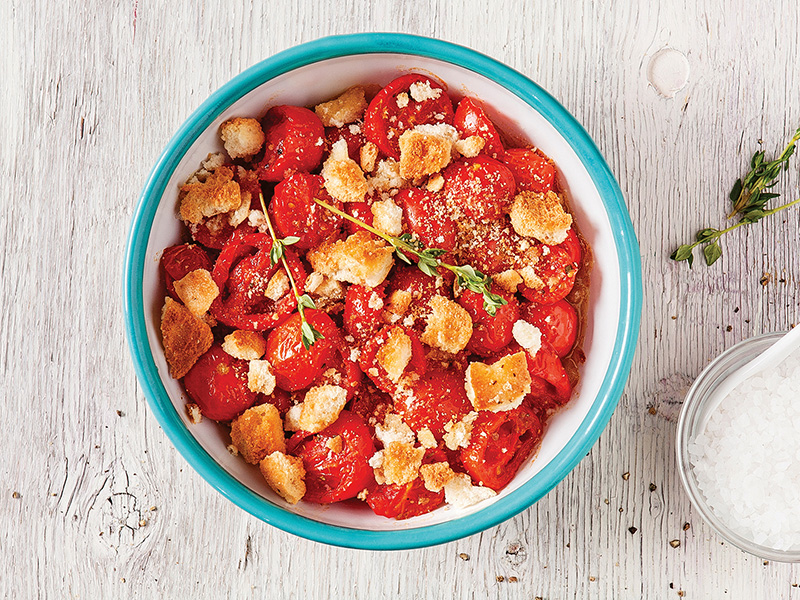 Kıtır Ekmekli Sıcak Domates