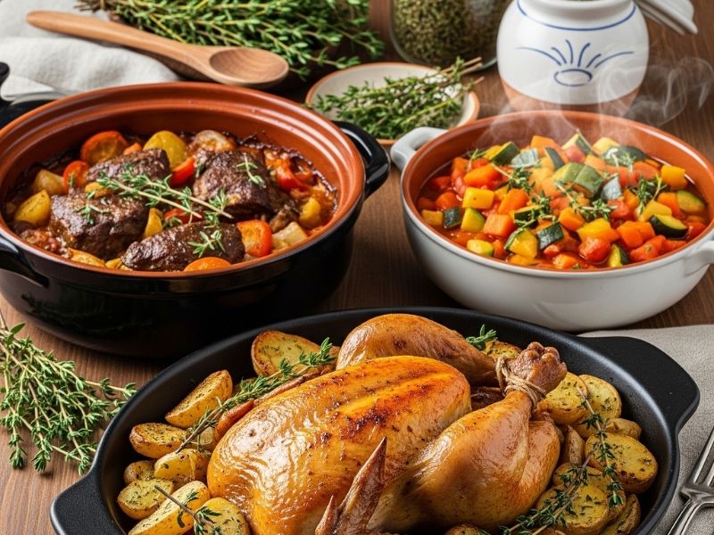 Fırın Yemekleri ve Güveçlerde Kekik