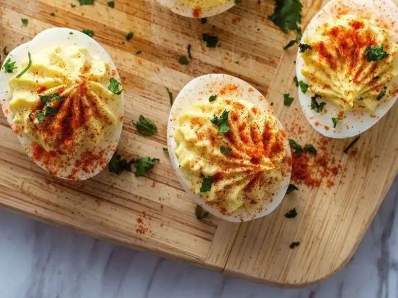 deviled eggs