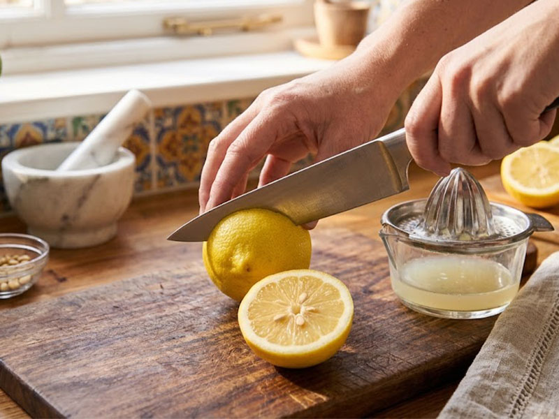 Limonu Kesmeden Önce Doğru Yönde Hazırlayın