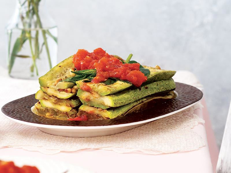 Zeytinyağlı Kabak Dilimleri