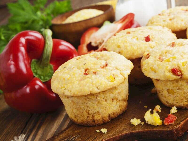 köz biberli peynirli muffin