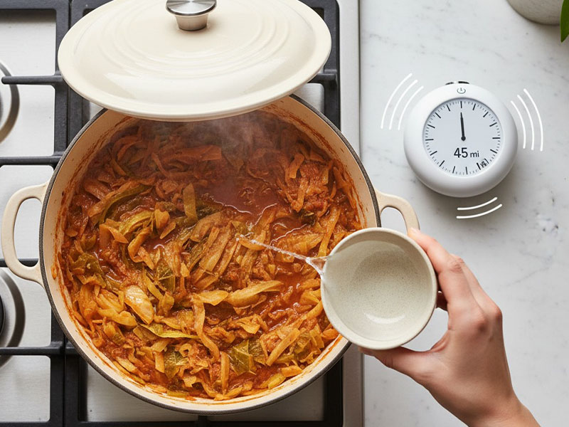 Pişirme süresine sabır gösterin