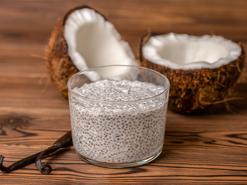 Hindistan Cevizli Chia Puding