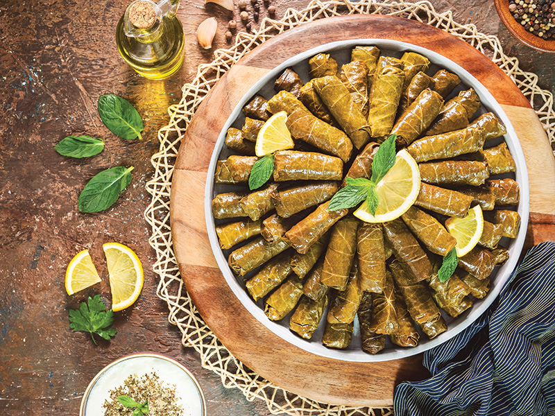 Kelle Paçalı Yaprak Sarması
