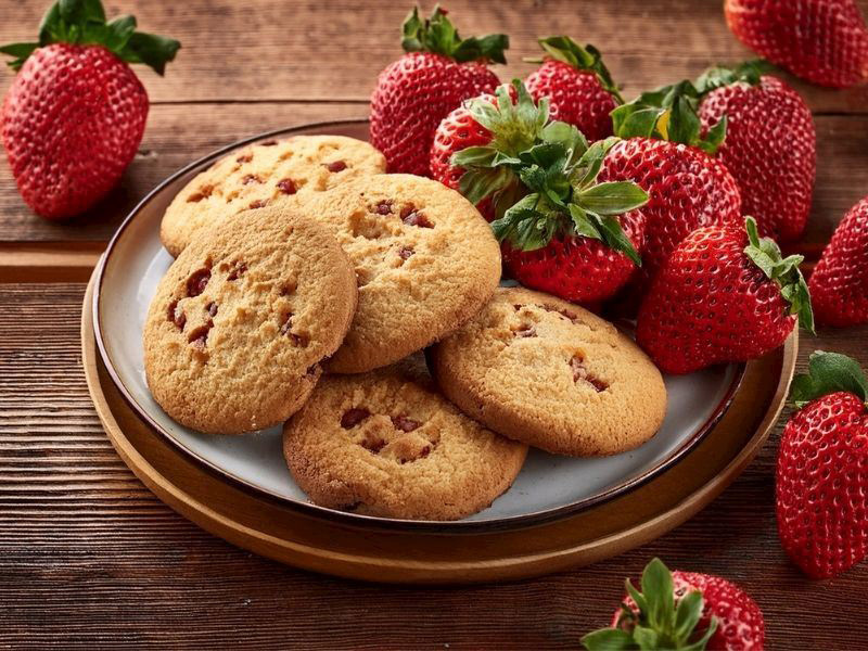 Çilekli Cookie