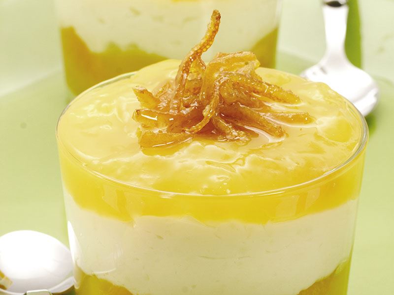 mandalina soslu muhallebi 