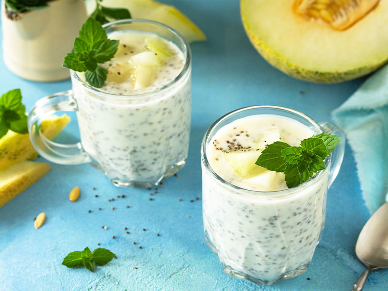  Kavunlu Chia Puding