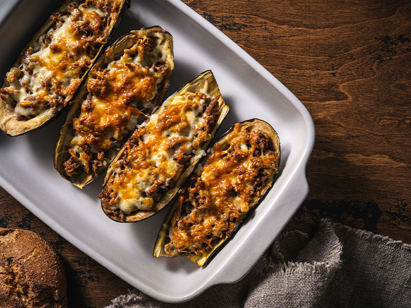 Fırında Patlıcan Musakka