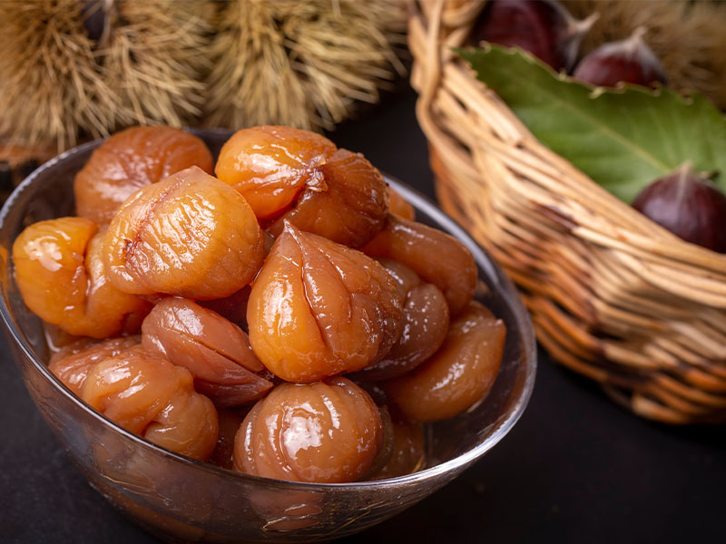 Kestaneleri buharda ya da hafif ateşte pişirin