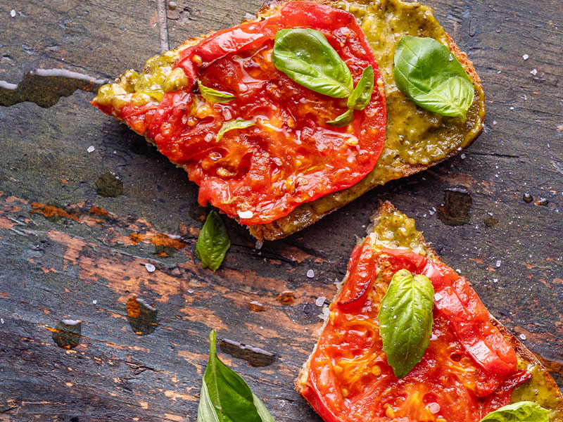 domatesli bruschetta sosu