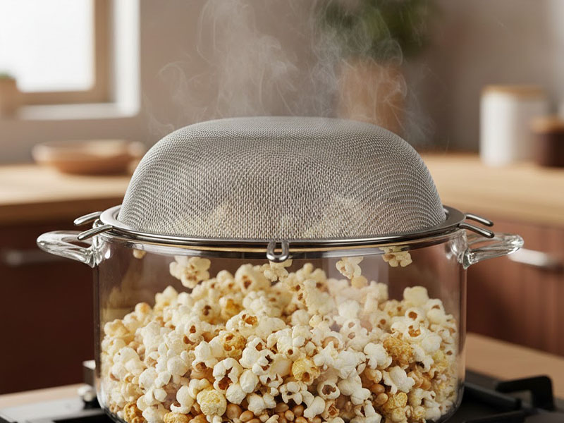 Süzgecin Kapak Yerine Kullanılması