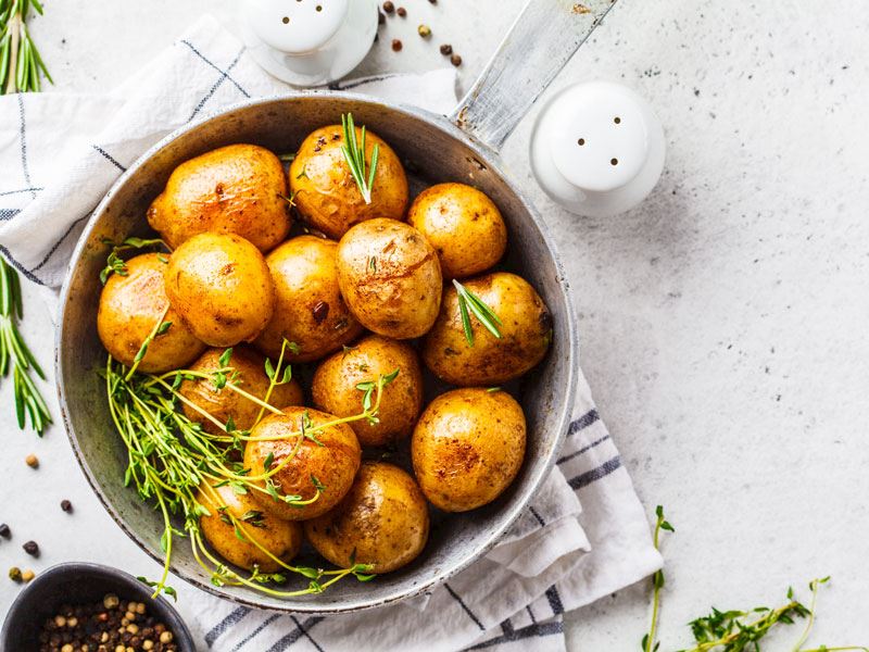 Fırında Patates ve Yumurta