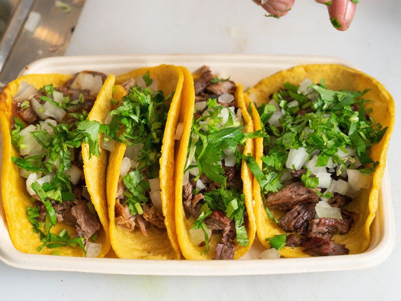 carne asada tacos