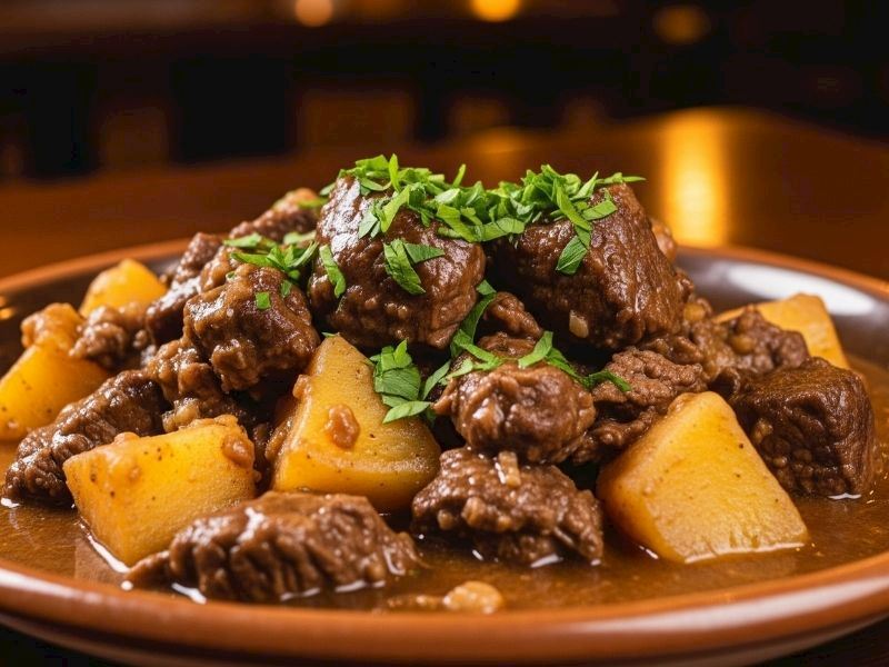 Lokanta Usulü Etli Patates Yemeği Tarifi