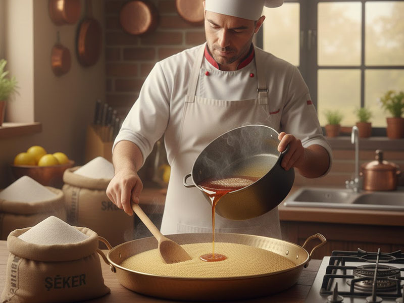 Şerbetin Yavaş Eklenmesi