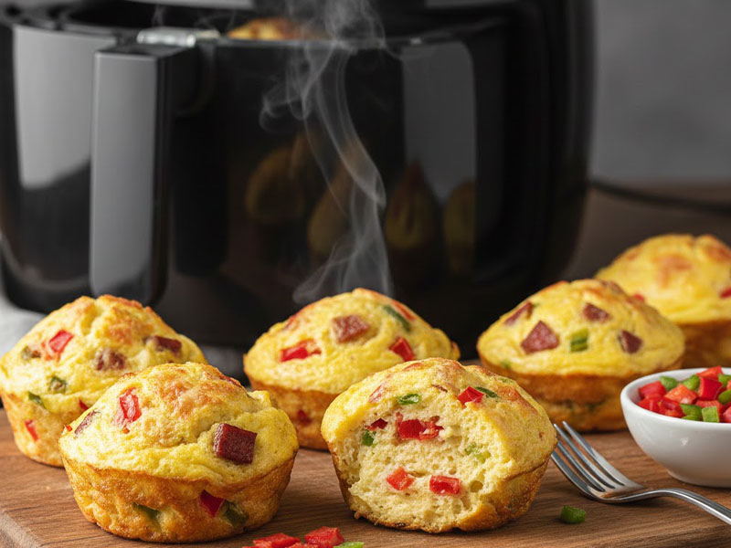 Airfryer Omlet Muffinleri