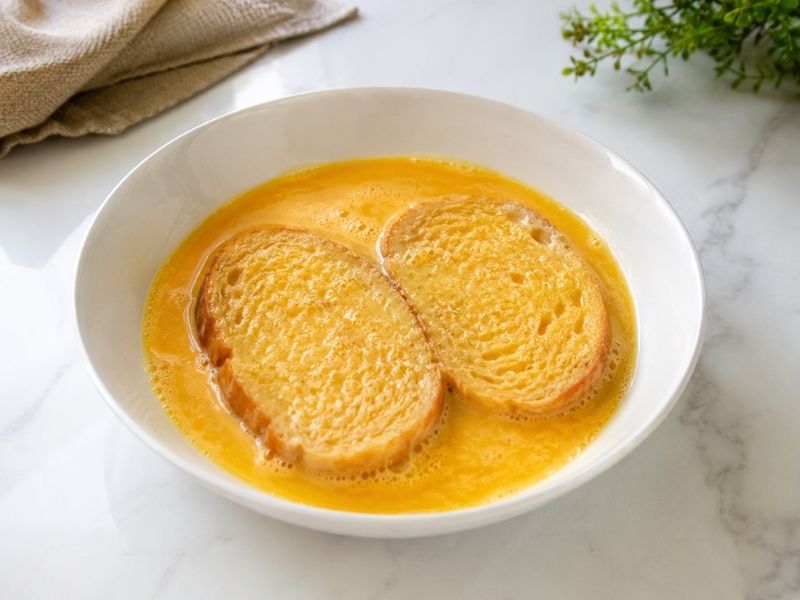 Ekmekleri Yumurtalı Karışımın İçinde Fazla Bekletmek